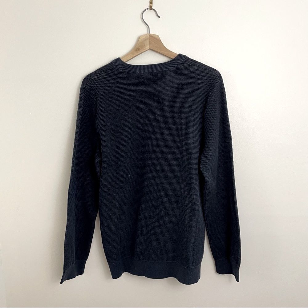 Cloudveil | Navy Waffle Knit Sweater